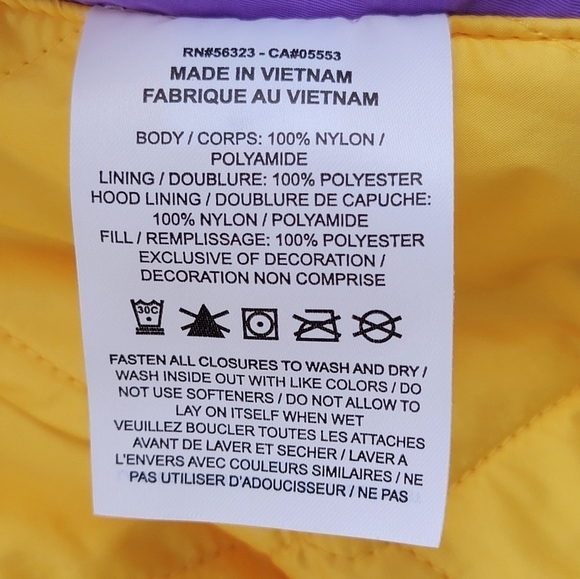 Nike x Ambush LA Lakers Jacket NBA Basketball  DB1617-121 Womens Size Small New - Picture 12 of 12